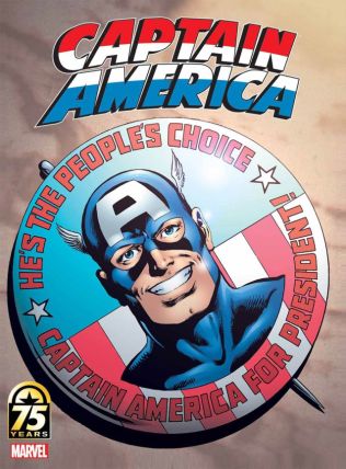 Captain America 75th Anniversary Magazine #1 John Bryne