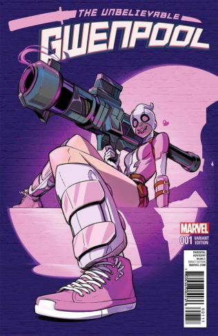 Gwenpool #1 Cover H Incentive Stacey Lee Variant Cover