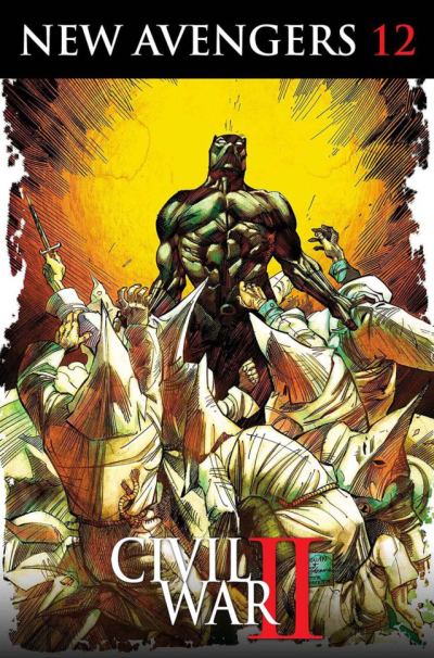 New Avengers Vol 4 #12 Cover C Incentive Denys Cowan Black Panther 50th Anniversary Variant Cover (Civil War II Tie-In)